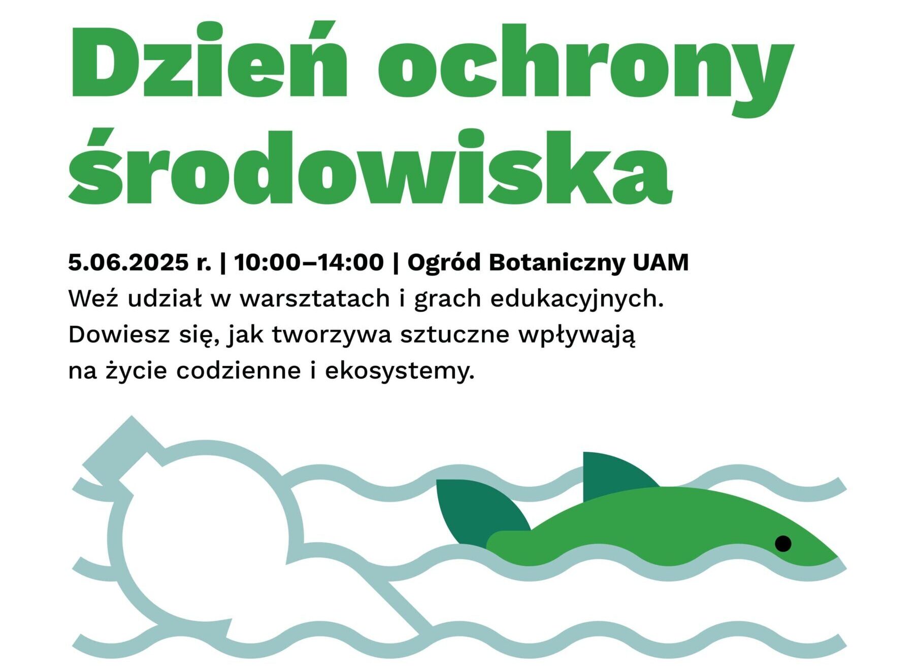 Plakat Dzień Ochrony Środowiska 5.06.2025